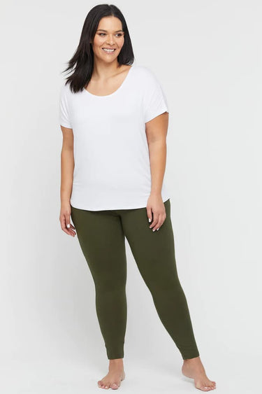 Soft Organic Bamboo Maternity Leggings